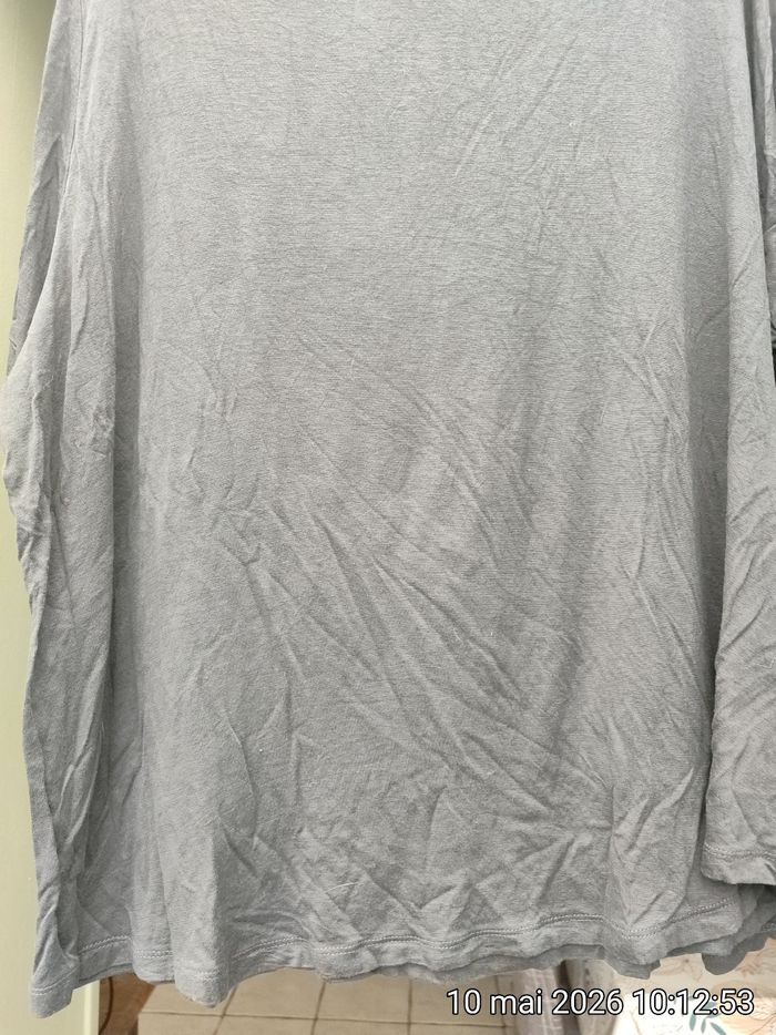 Top fluide gris anthracite - Janina (Taille 52) - photo numéro 3