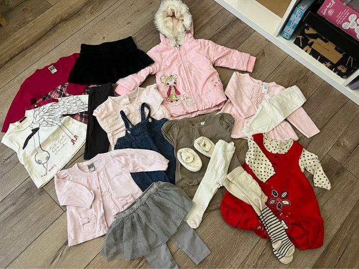 Lot 6m fille mi saison / hiver - photo numéro 2