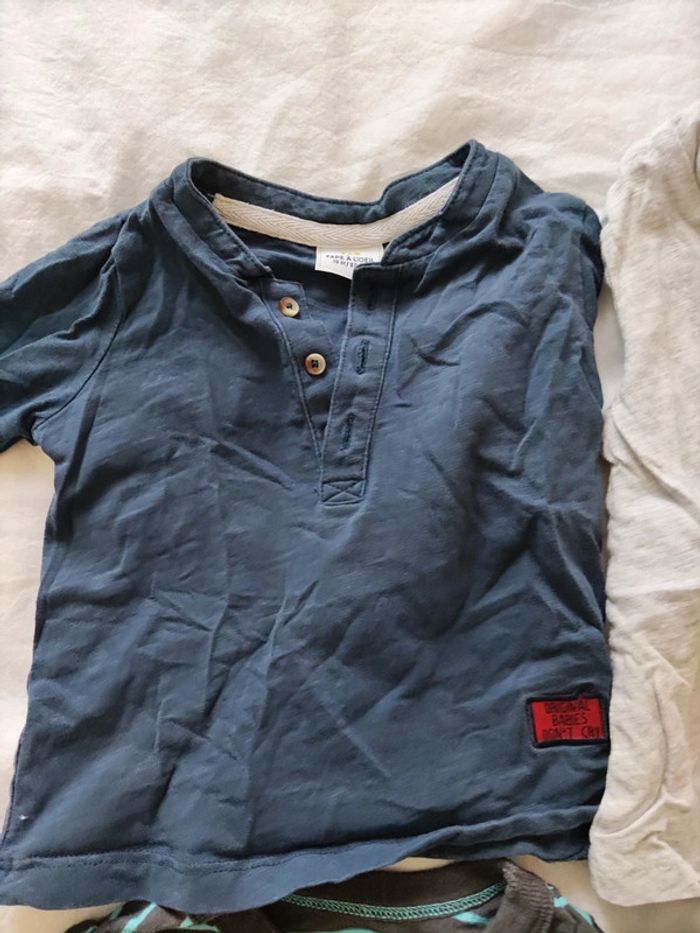 Lot t shirt manches longues 18 mois - photo numéro 3