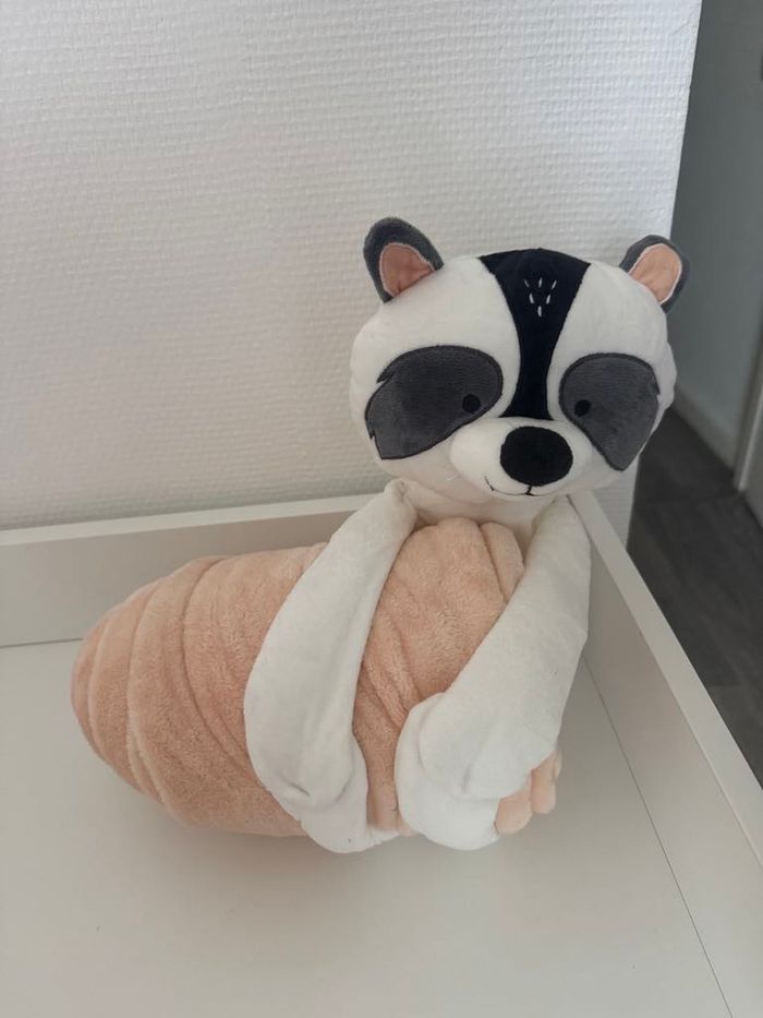 peluche avec plaid 150*130
