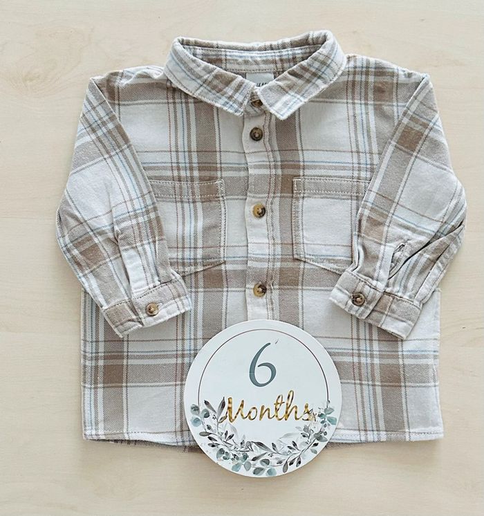 Chemise garçon h&m 68 mois - photo numéro 2