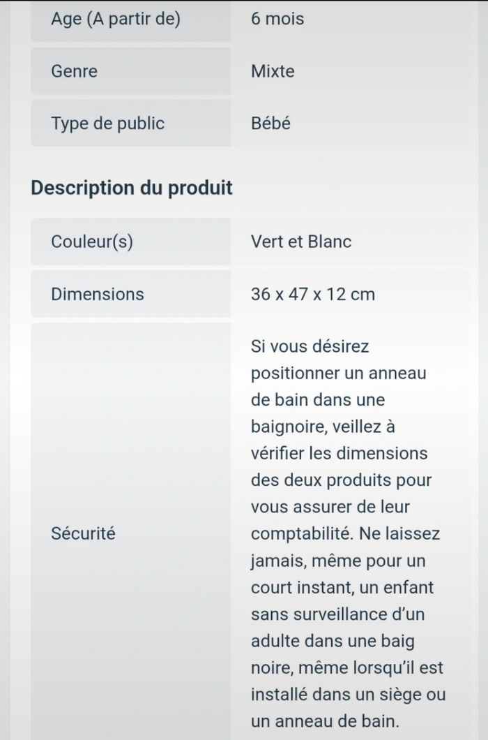 Siège de bain bébé - photo numéro 7