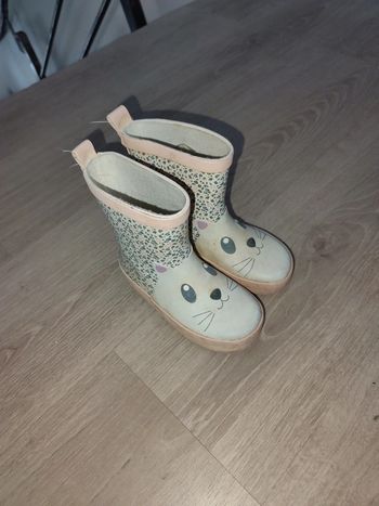 Bottes de pluie motif leopard