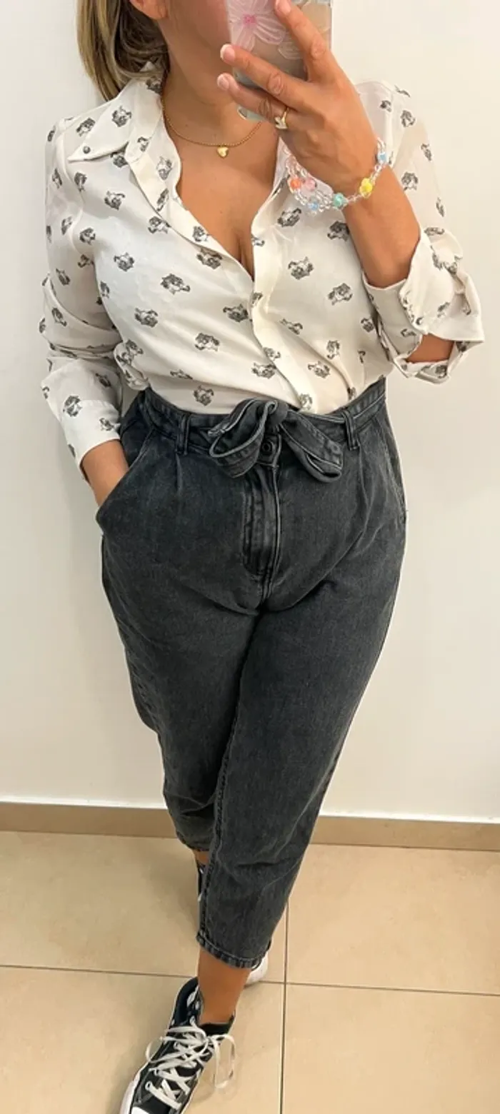 Chemise Zara Satinée - photo numéro 2