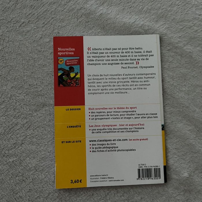 Livre « nouvelles sportives » - photo numéro 2