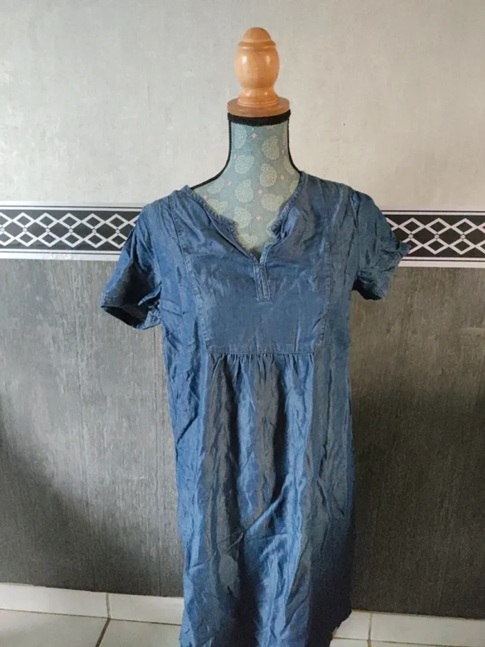 Tunique manche courte femme léger longue - photo numéro 4
