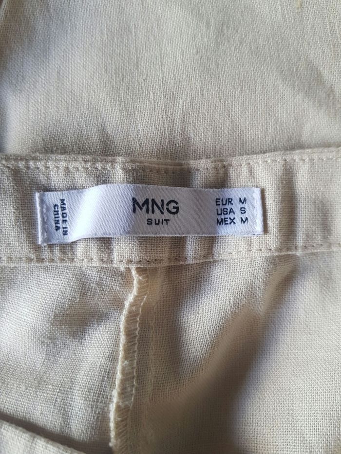 Superbe pantalon crème taille 38 mango neuf - photo numéro 5