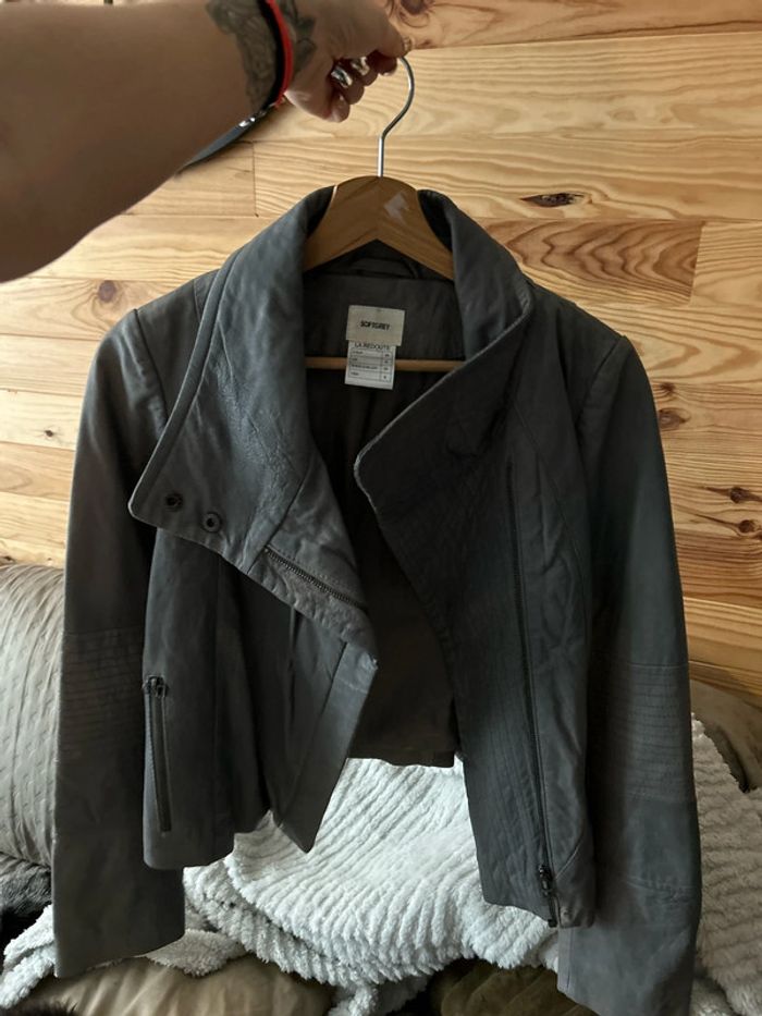 Veste en cuir