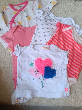 Lot bébé fille 9 mois Billiblush Orchestra bodies pyjama