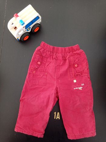 Pantalon rouge 1 an