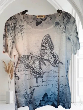 T-shirt imprimé femme taille L/XL
