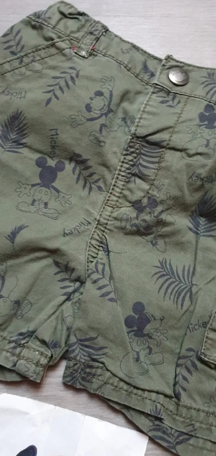 Short Mickey 18mois garçon - photo numéro 2