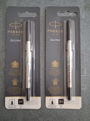 2 recharge Parker roller noir 