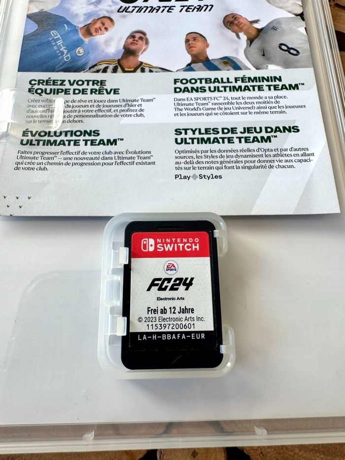 FC24 jeu switch boîte+cartouche - photo numéro 2