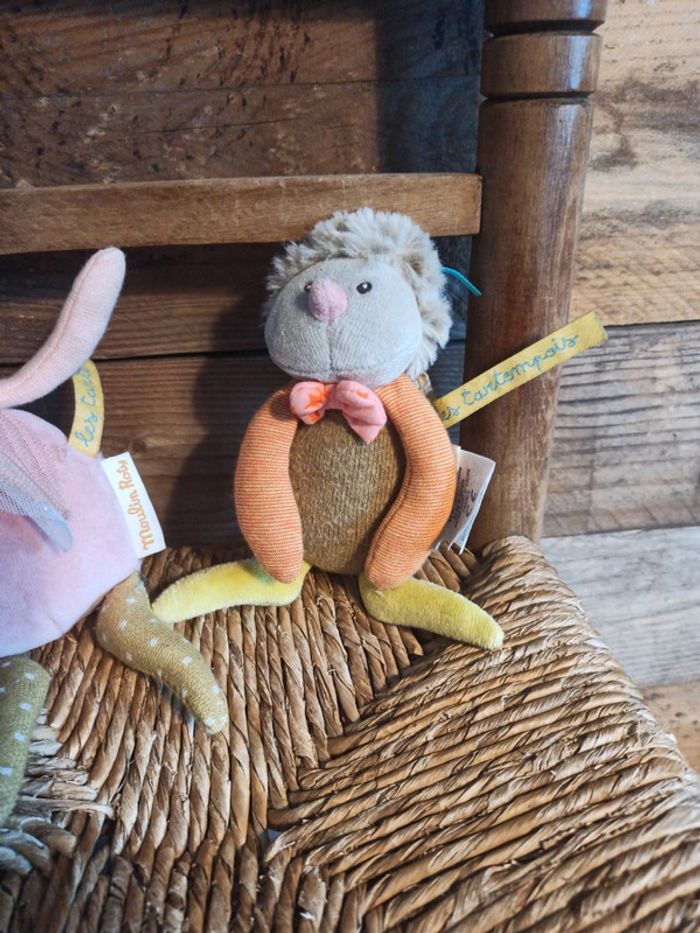 Doudou hochet les tartempois moulin roty tbe - photo numéro 3