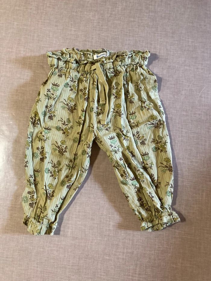 Pantalon fleuri Bout’chou - Taille 6 mois