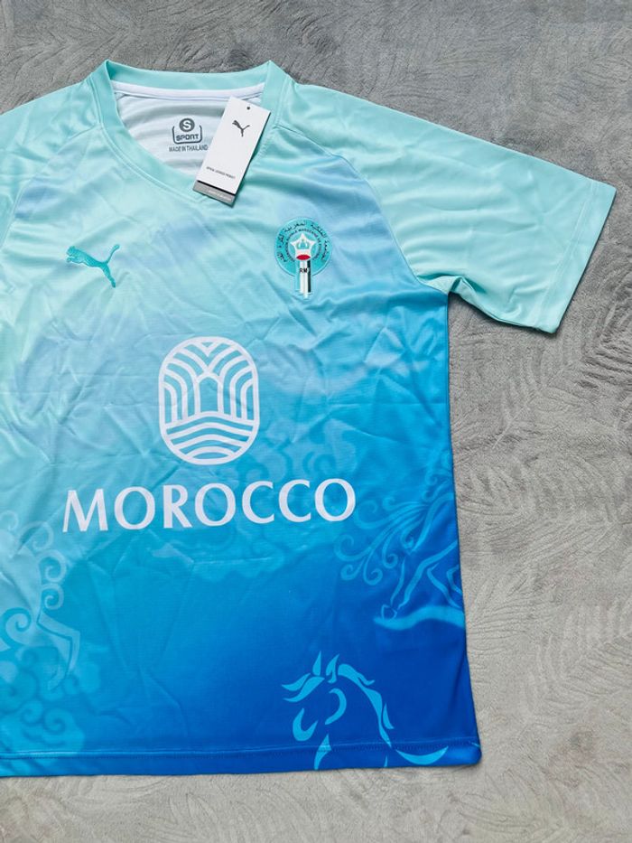 Maillot concept foot Maroc bleu taille S - photo numéro 3