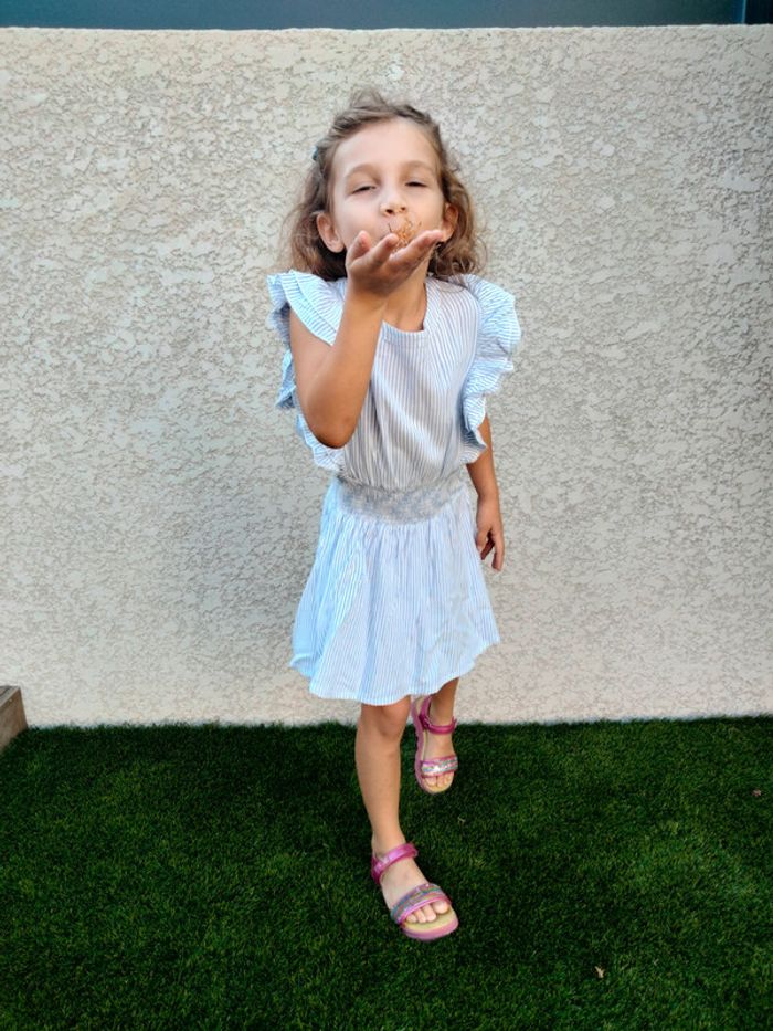 Robe été rayures - Tex - 7 ans - photo numéro 5
