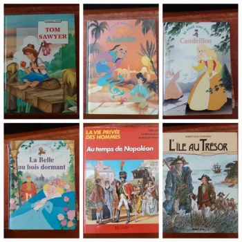 Lot de 6 livres illustrés jeunesse