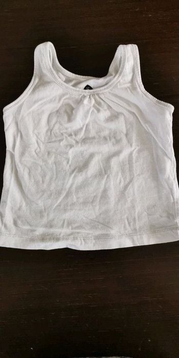 Débardeur blanc 2ans