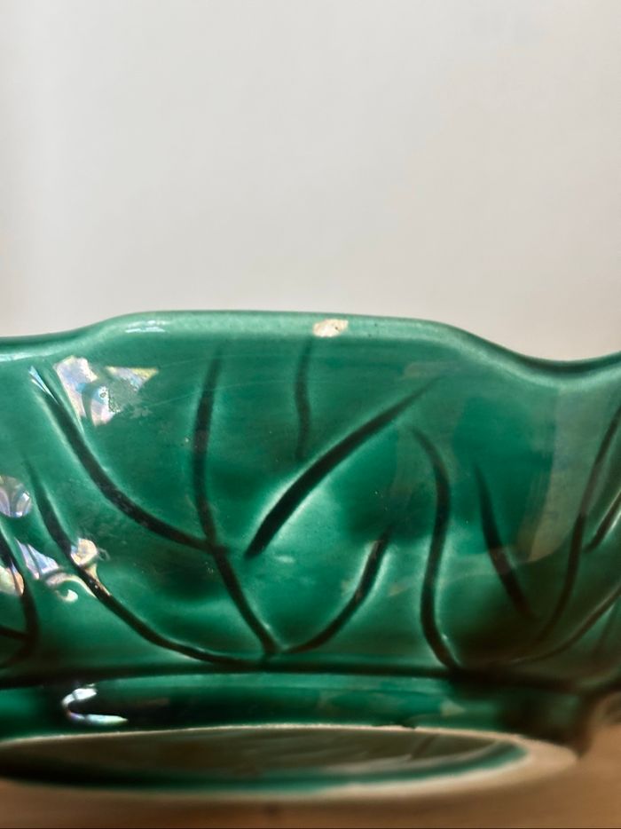 Vide poche coupelle en céramique feuillage Jean Roger Paris - photo numéro 5