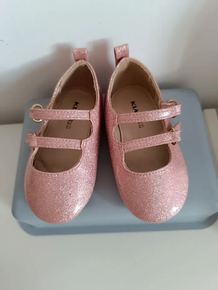 Chaussures ballerines neuves bébé fille - photo numéro 3