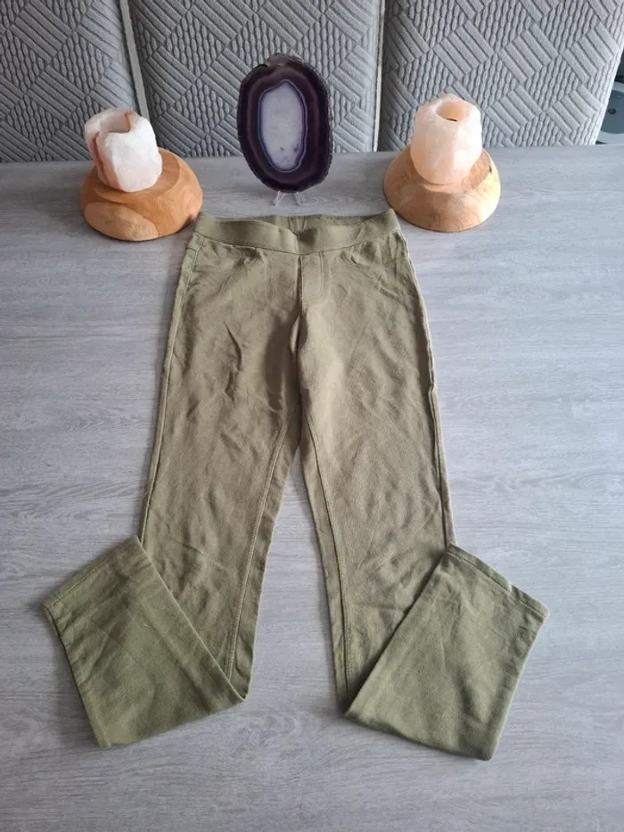 Pantalon jegging kaki Taille 12 ans