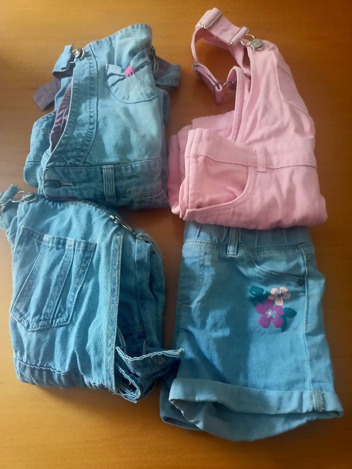 Lot salopette fille 8 ans