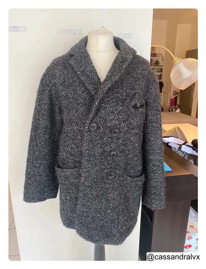 Manteau en laine gris - Isabel Marrant - photo numéro 3