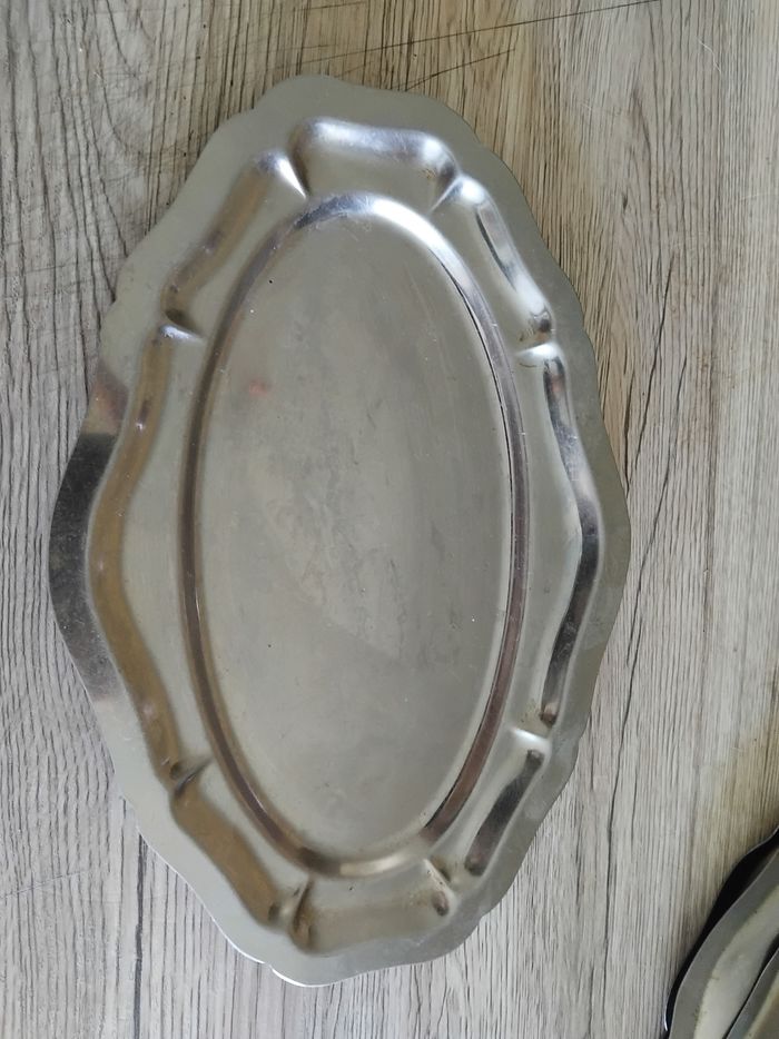Plat ovale inox