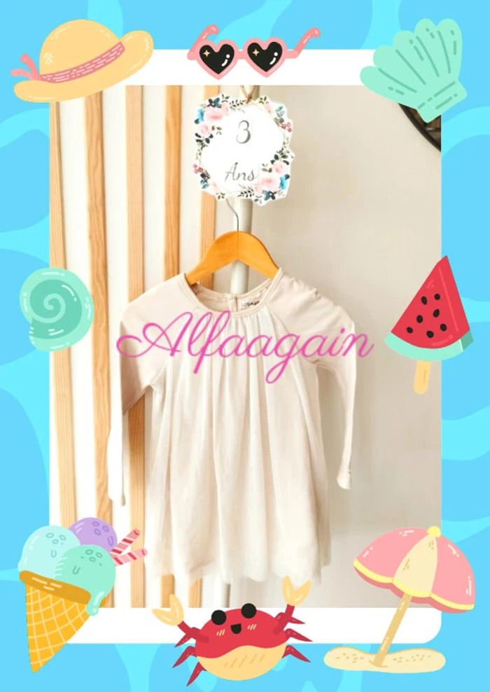 Robe beige kimbaloo neuve 36mois