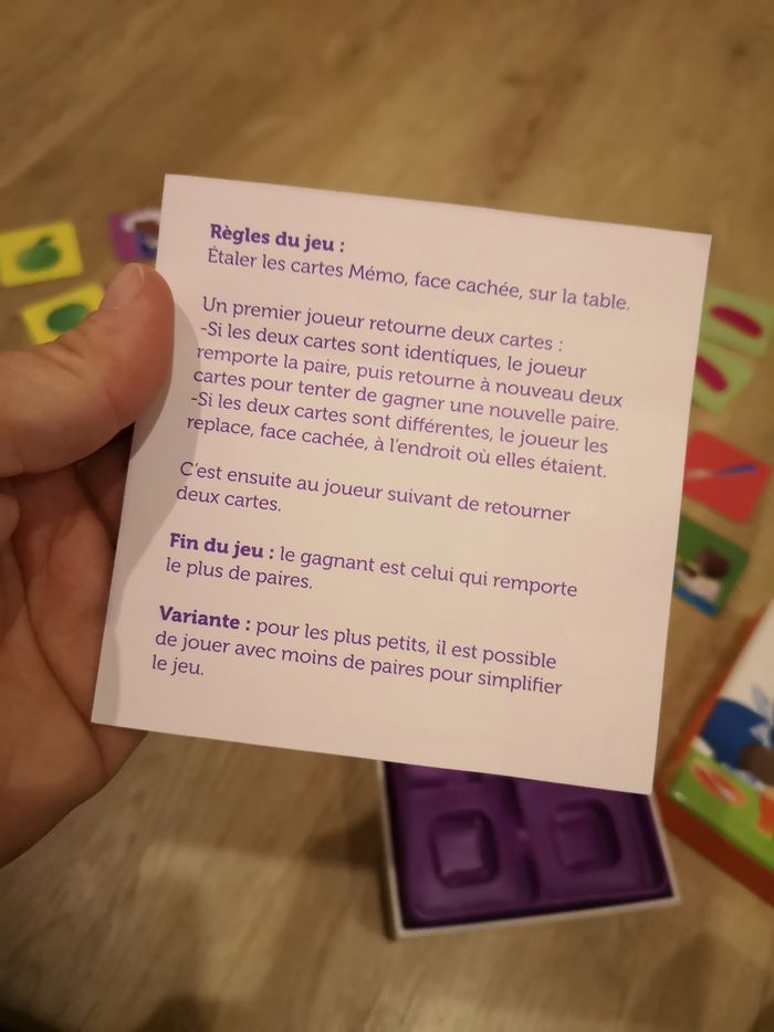 Jeu complet memo petit ours brun - photo numéro 3