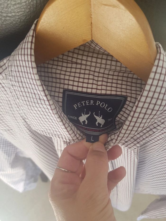 Chemise homme a petits carreaux - photo numéro 4