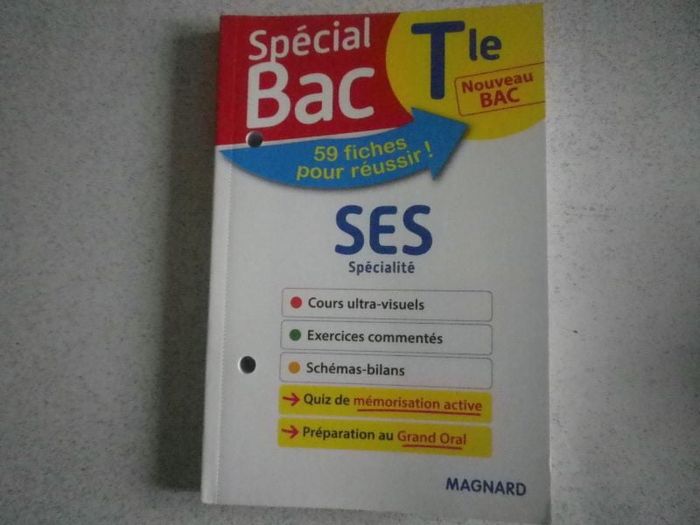 SPECIAL BAC SES Tle