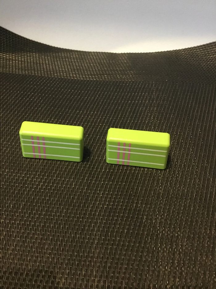 Playmobil lot 2 coussins pour canapé verts maison moderne 5584 pièces détachées