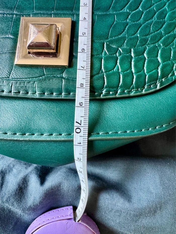 Petit sac à bandoulière couleur vert - Etam - photo numéro 14