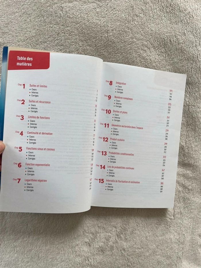 Livre manuel scolaire prépa bac terminale S (maths) - photo numéro 5