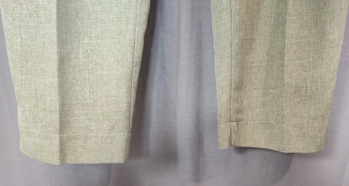 Pantalon droit - vert amande - fluide - photo numéro 4