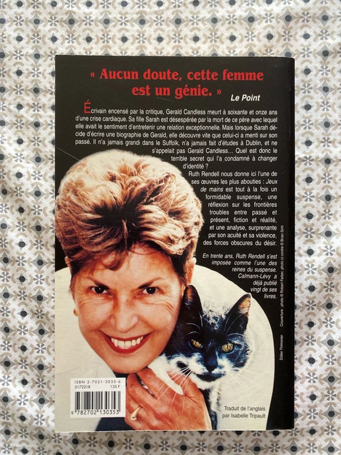 Jeux demain de Ruth Rendell - photo numéro 2