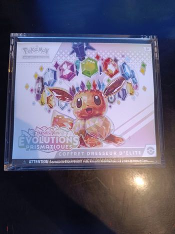 ETB pokémon FR 🇨🇵 Évolution Prismatique 8.5 + protection acrylique