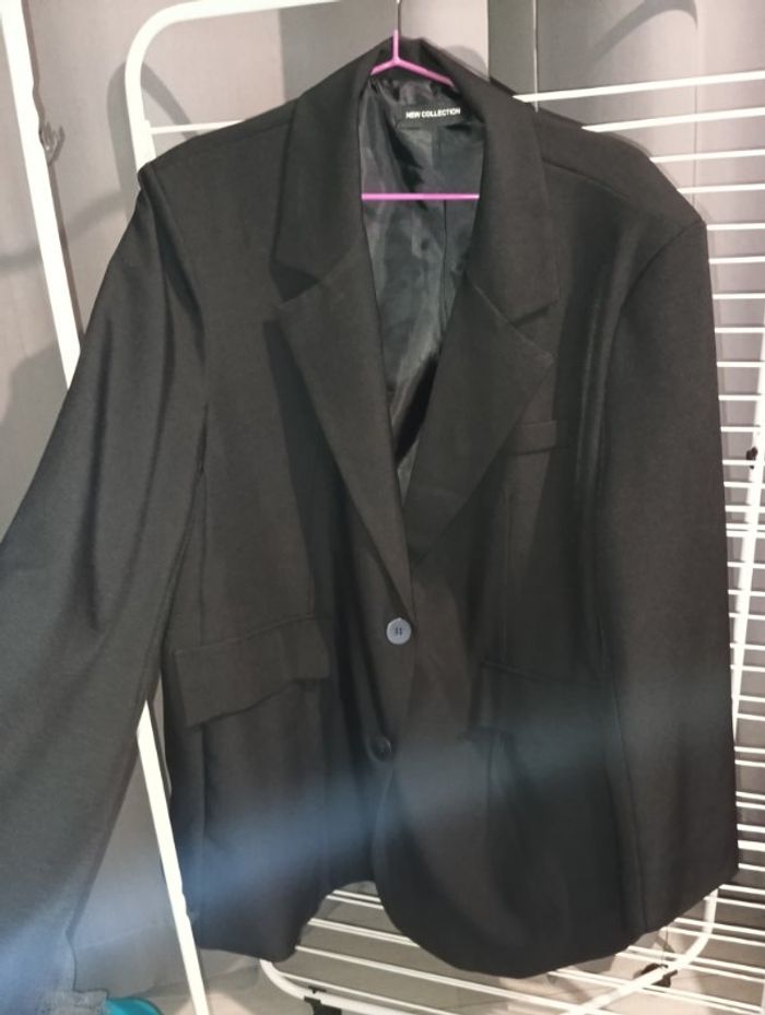 Blazer oversize noir - photo numéro 2