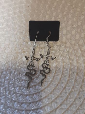 Paire de boucle d oreille artisanal