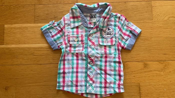 Chemise a carreaux à boutons 3 mois tao