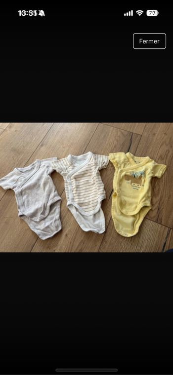 Lot bodies 1 mois