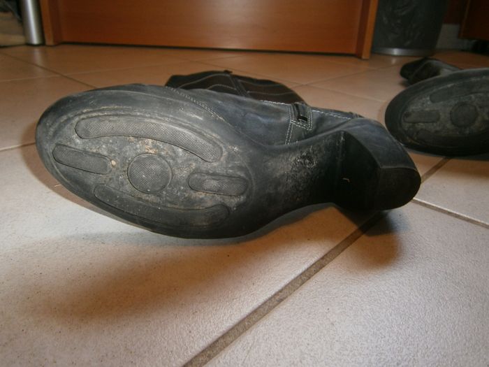 Bottes à talon en cuir marron PATAUGAS P38 - photo numéro 10