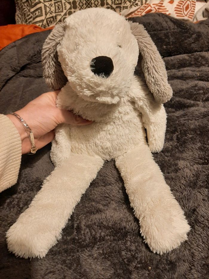 Peluche chien blanc - photo numéro 15