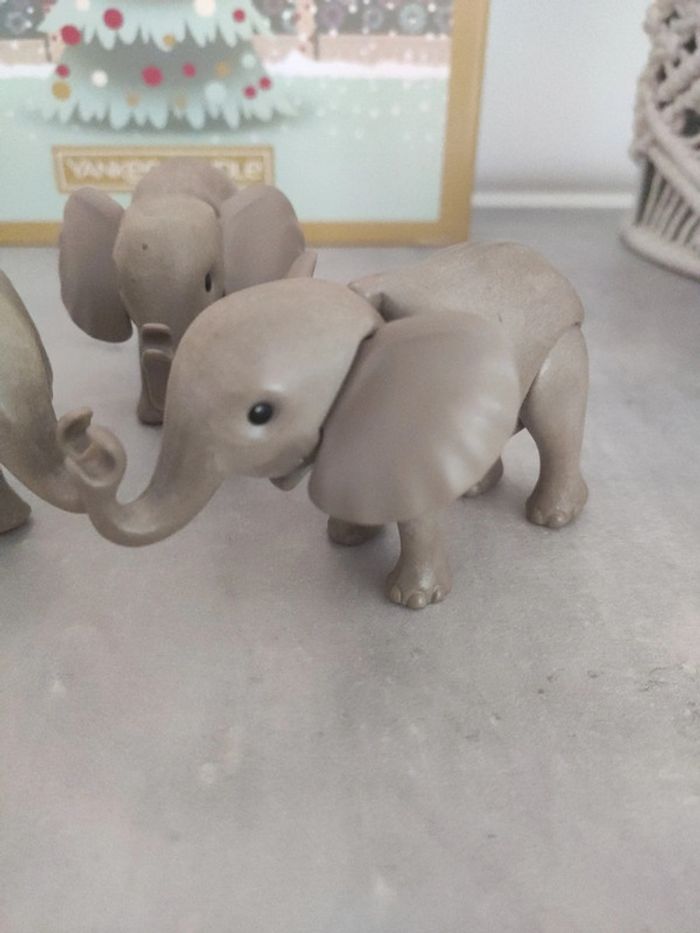 Playmobil 3 éléphants gris - photo numéro 6
