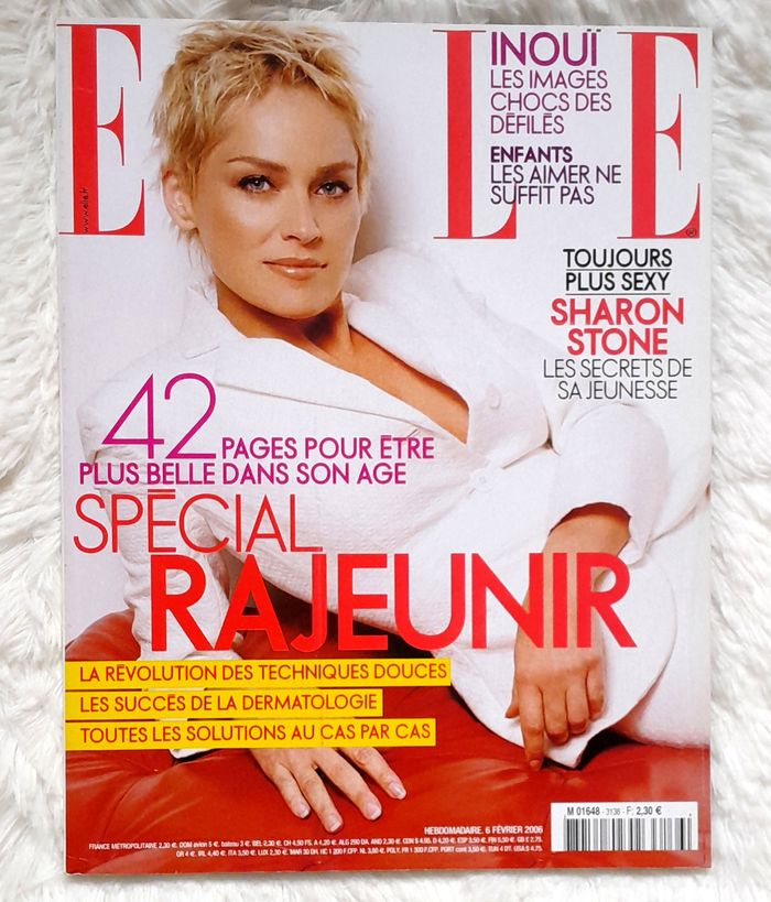 Magazine Elle n°3136 février 2006 spécial Sharon Stone