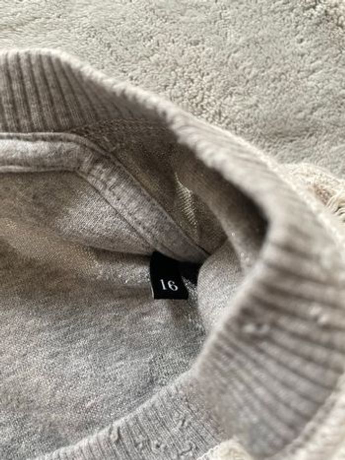 Sweat Diesel Destroy doublure argentée & piercing - Taille M - photo numéro 5