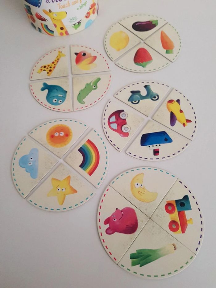 Jeu de loto bingo en bois Touche et trouve de Vilac - photo numéro 5